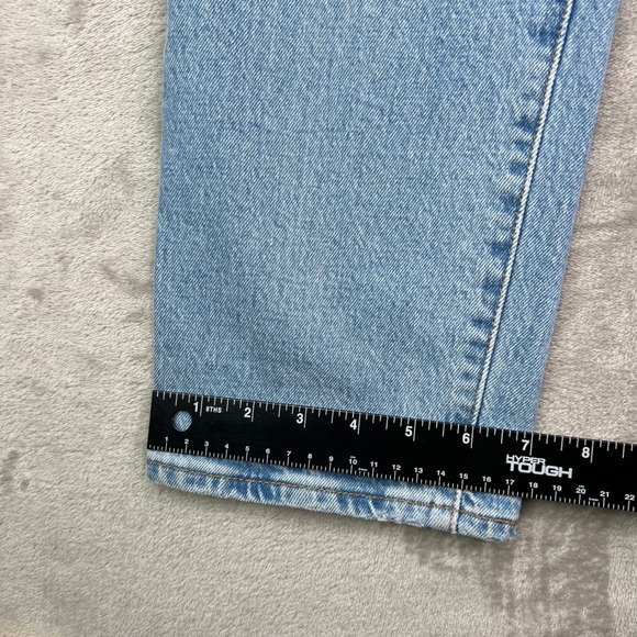 Levis Premium Wedgie Straight Jeans Womens 25 Blue Button Fly Distressed New Nwt - Picture 9 of 16